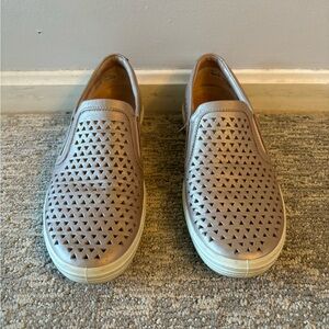 Ecco soft leather beige metallic size 39/8